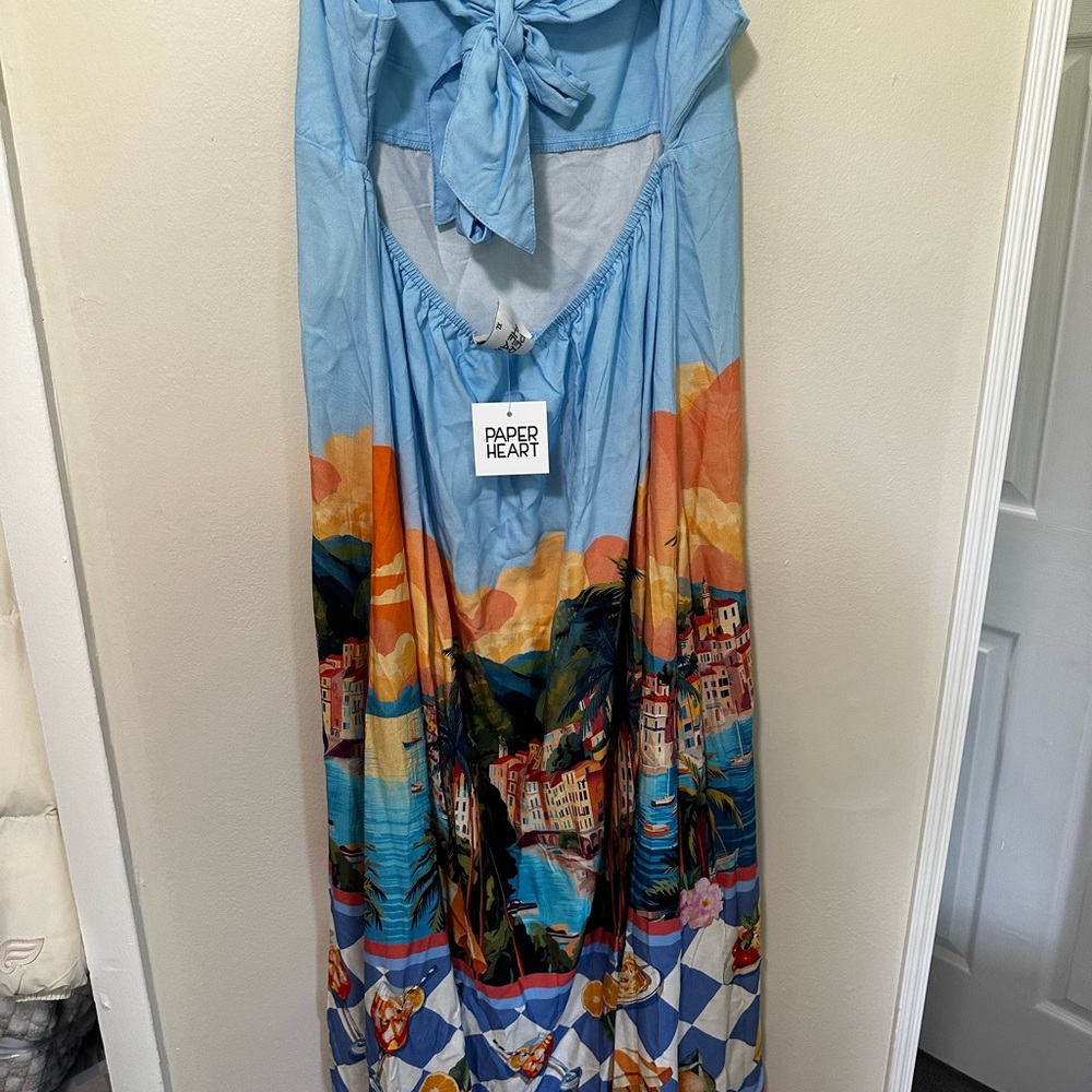 Italy sky scape dress